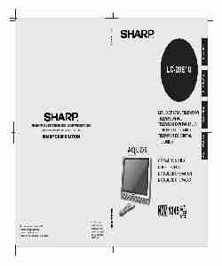 Sharp Flat Panel Television LC 20E1U-page_pdf